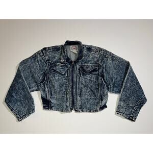 Iit international image trends women’s vintage stone wash jean jacket